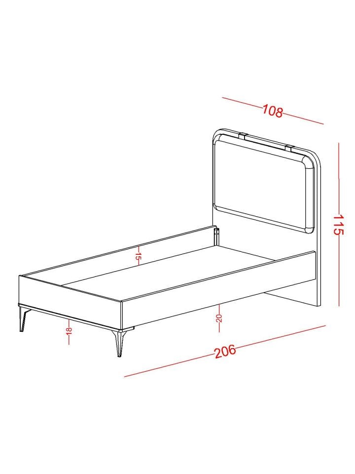 Parla Karyola 100x200