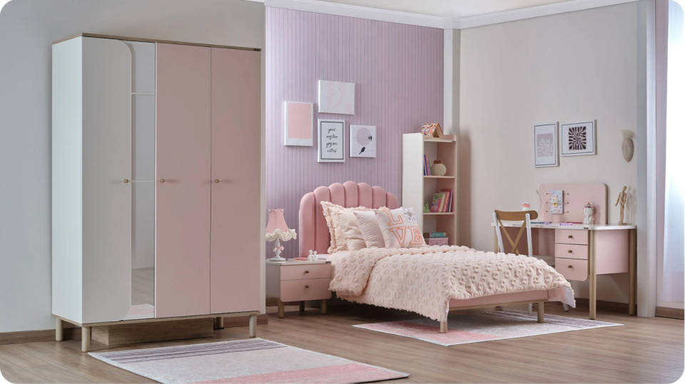 Sofia Çalışma Masası + Üst Modül (Küçük)