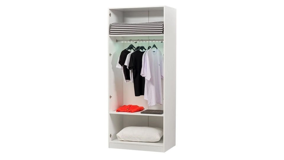 Twin 2 Li Cam Kapaklı Dolap