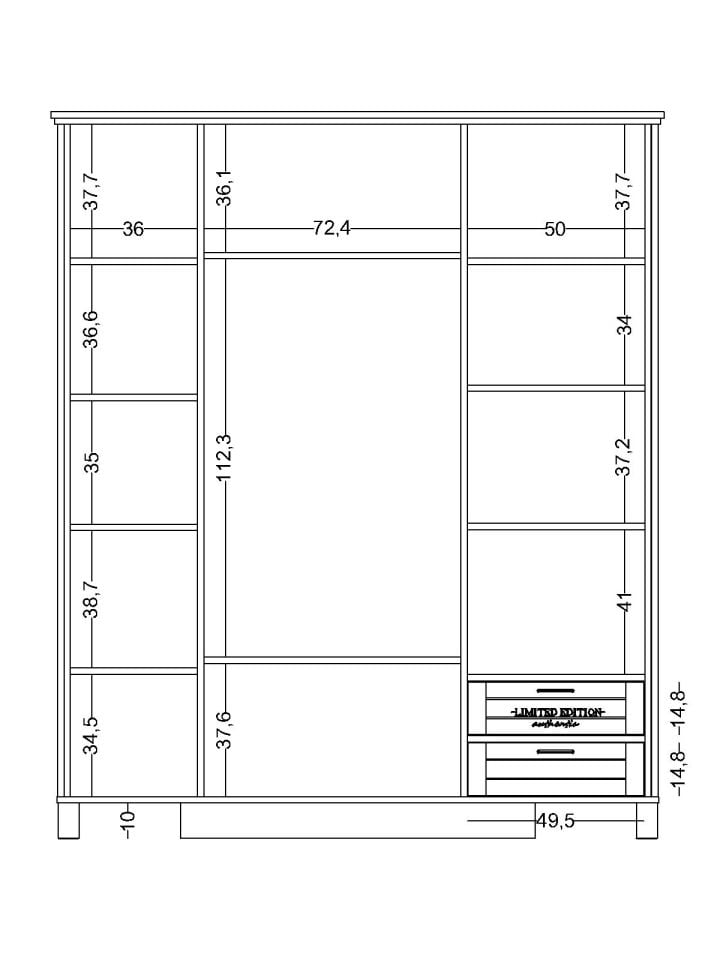 Hayal 4 Kapaklı Dolap