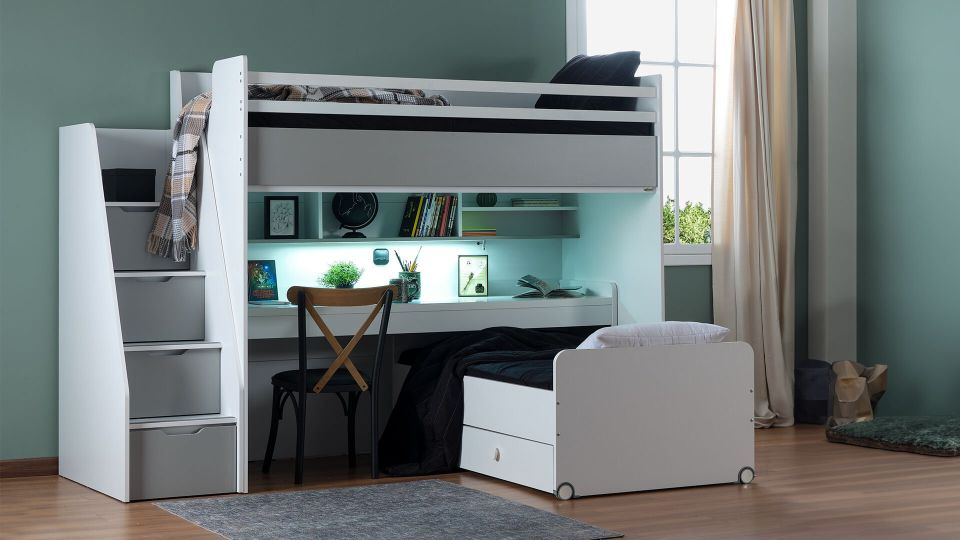 Fenix Akıllı Ranza 100X200 Gri