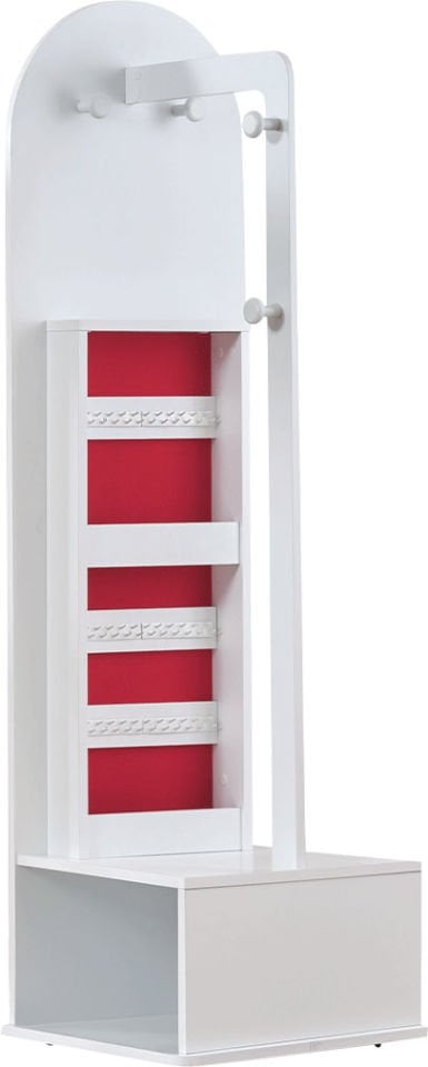 Mira Boy Aynası Tekerlekli Beyaz