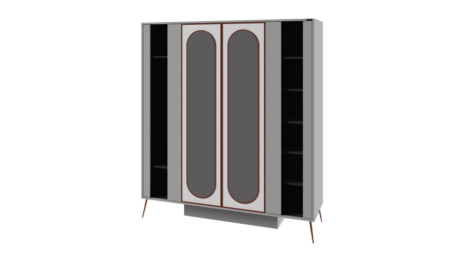 Lara 4 Kapaklı Dolap – Şık ve Fonksiyonel Yatak Odası Dolabı