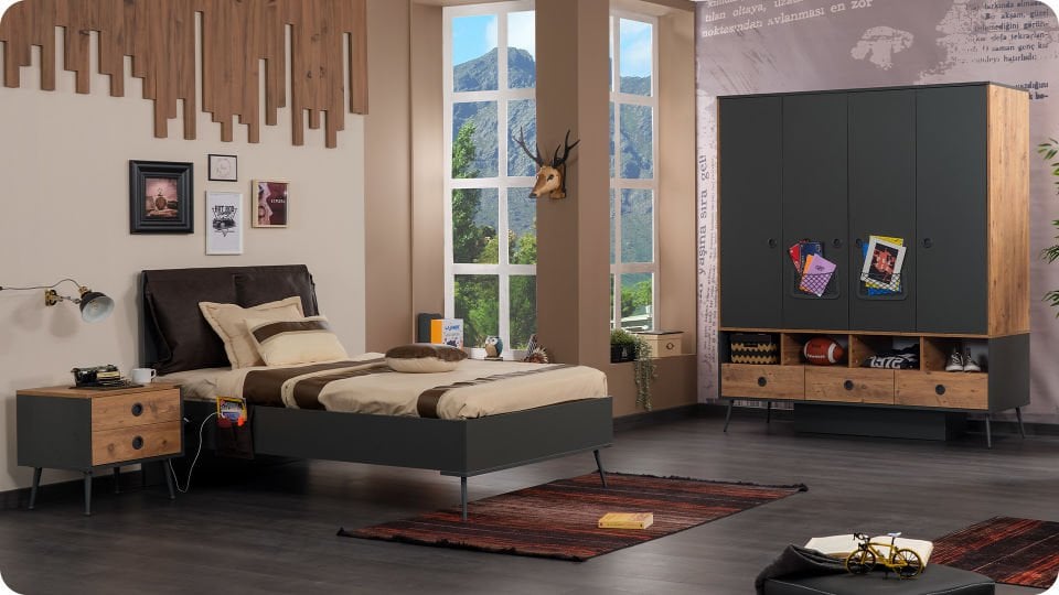 Nirvana 4 Kapaklı Dolap