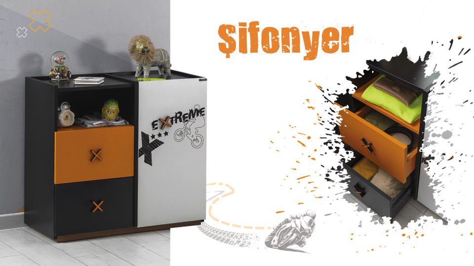 Extreme Şifonyer Ve Aynası
