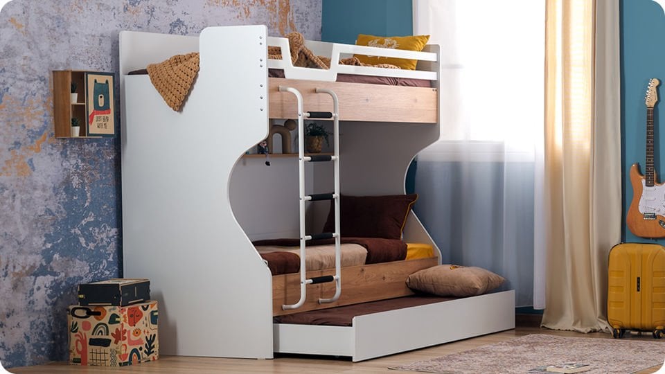 Plus Compact Ranza Metal Merdivenli Ceviz