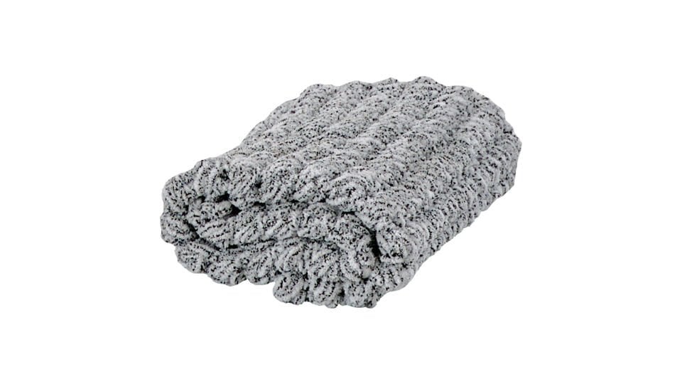 Baby Silver Battaniye Örgü Gri