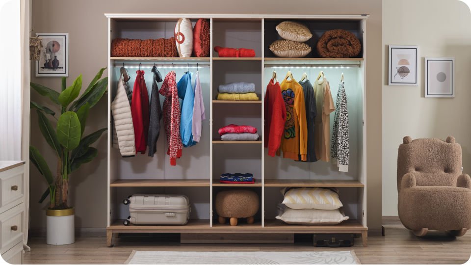 Mirage 5 Kapaklı Dolap