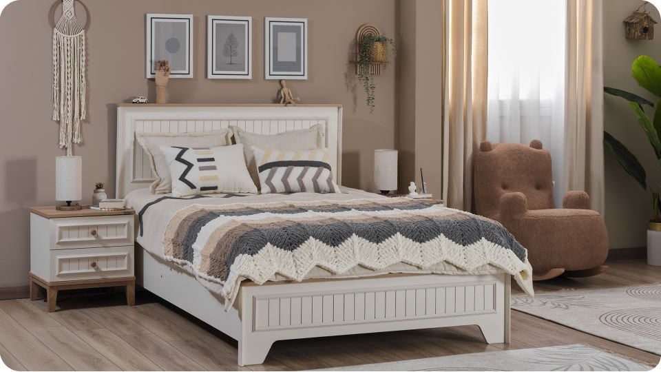 Mirage Başlıklı Baza 140*200
