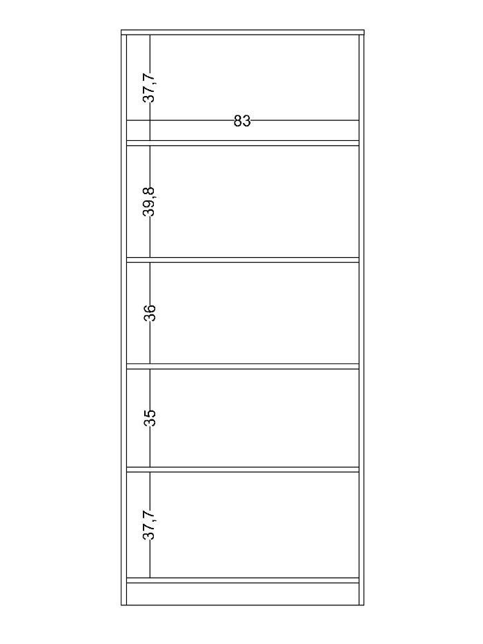 Twin 2 Li Ahşap Kapaklı Dolap Raflı