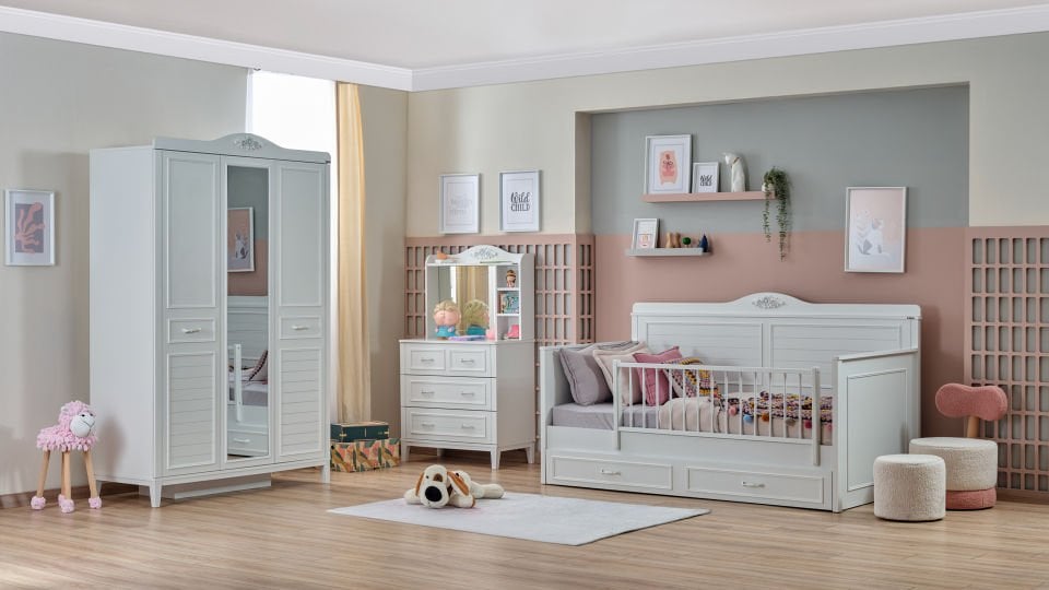 Marje 3 Kapaklı Dolap