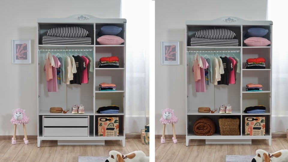 Marje 3 Kapaklı Dolap