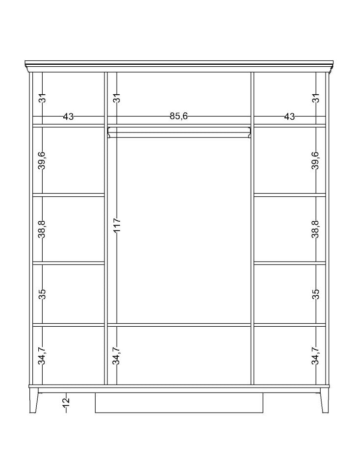 Magna 4 Kapaklı Dolap