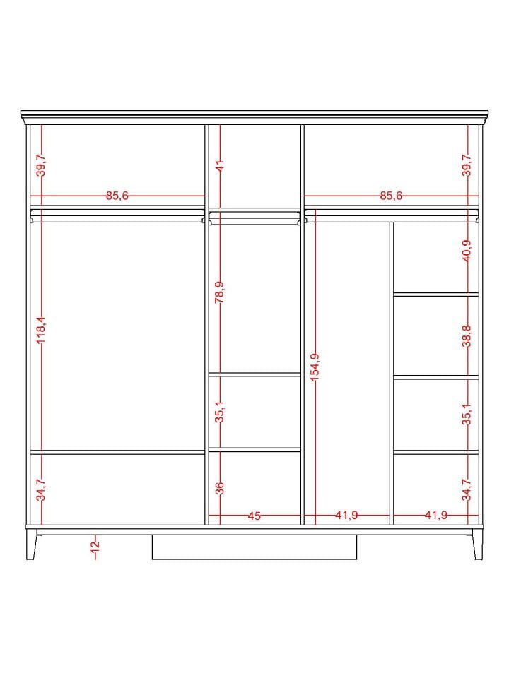 Magna 5 Kapaklı Dolap