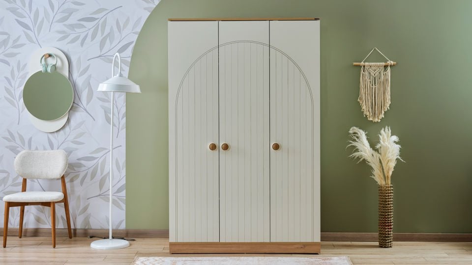 Bohemlife 3 Kapaklı Dolap