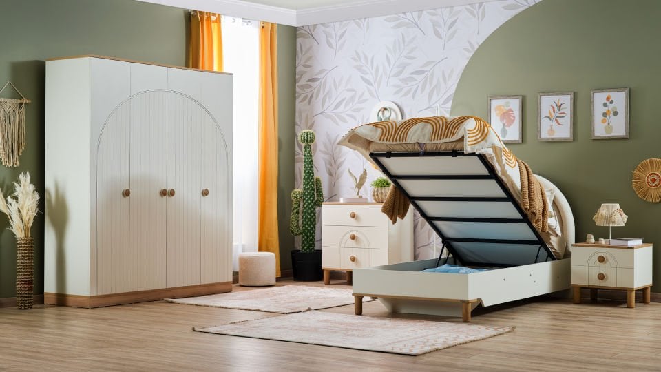 Bohemlife 4 Kapaklı Dolap