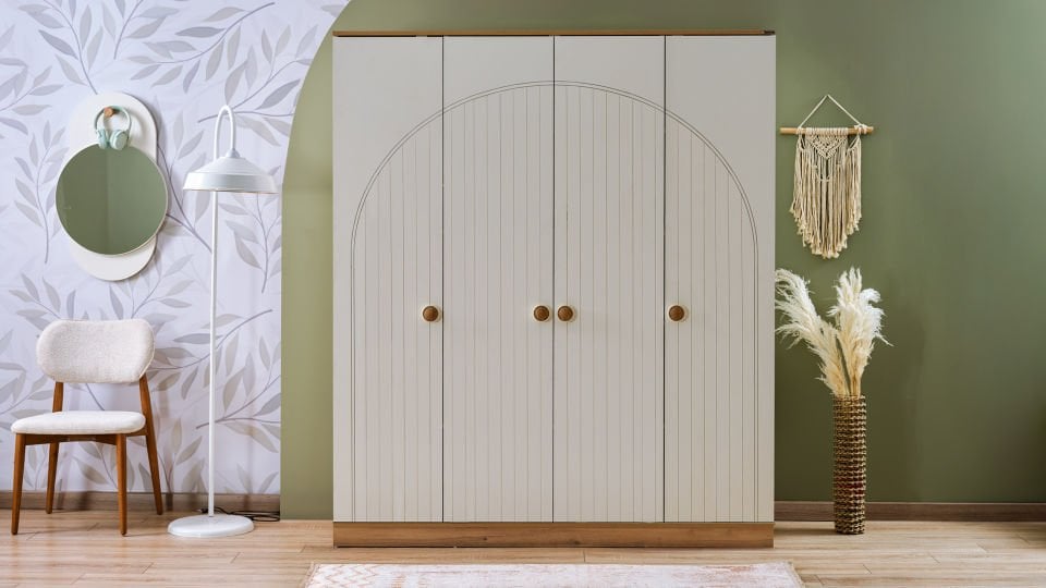 Bohemlife 4 Kapaklı Dolap