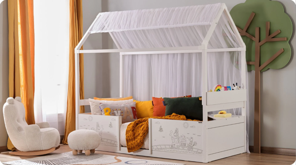 Montessori Çatı Cibinlik (Roof & Train)