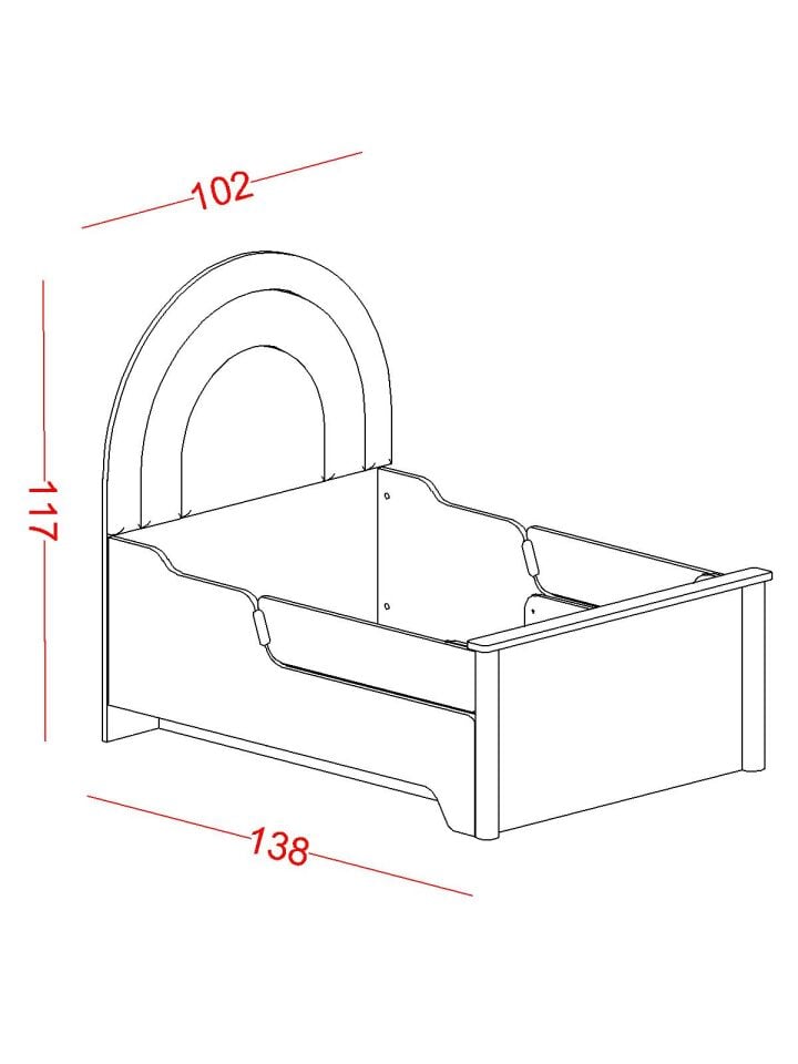 Bohemlife Uzayabilen Karyola