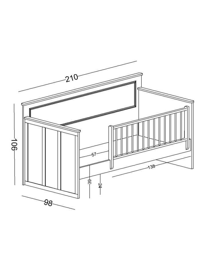Dobby Montessori Gri 90X200