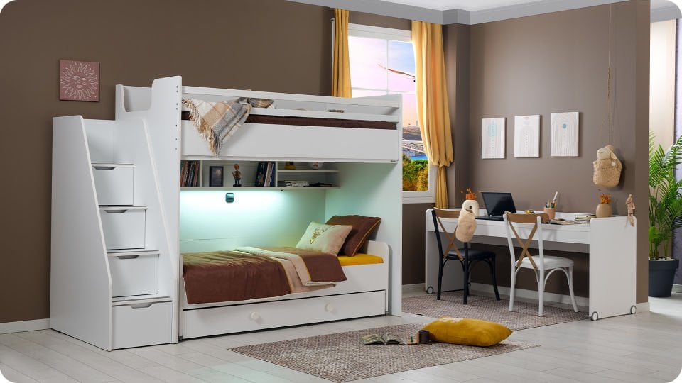 Fenix Çocuk Odası Beyaz