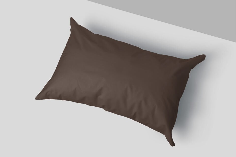 Dora Yastık Kılıfı 50 x 70 cm - Kahve