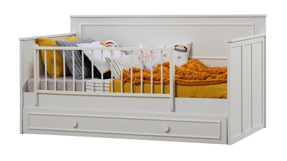 Dobby Montessori Beyaz 90X200 + 90X190 Alt Karyola