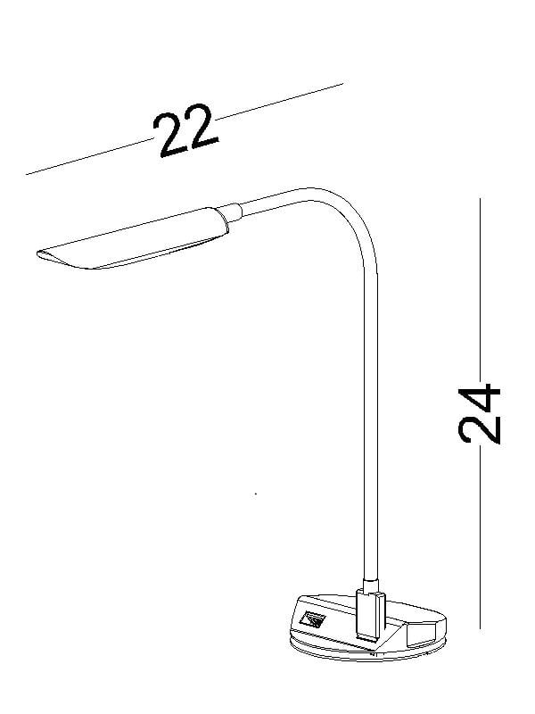 Usb Port&Led Beyaz Aydınlatma Aparatı