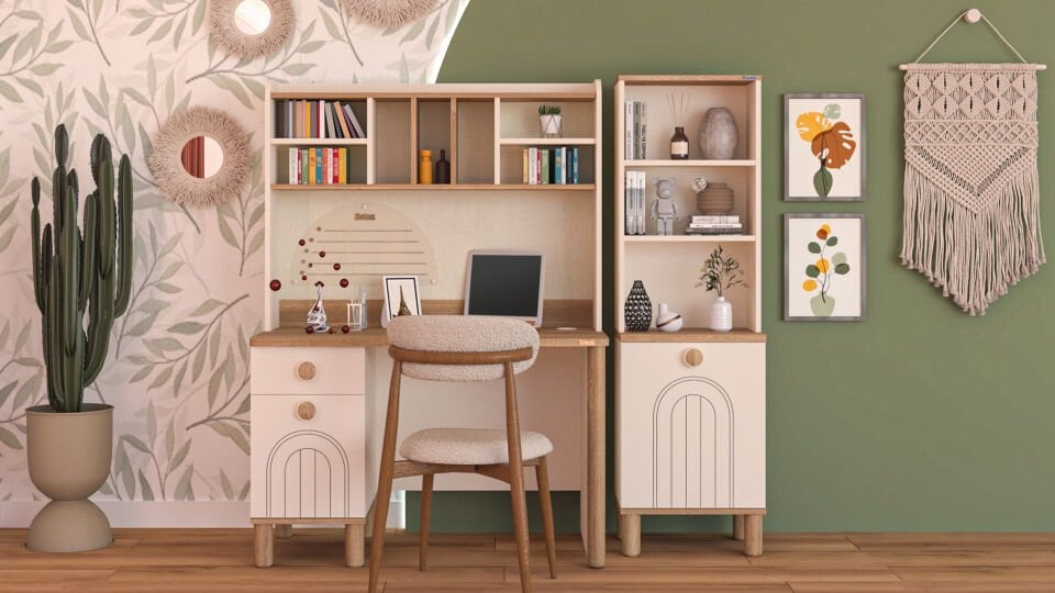 Bohemlife Çalışma Masası Kütüphaneli