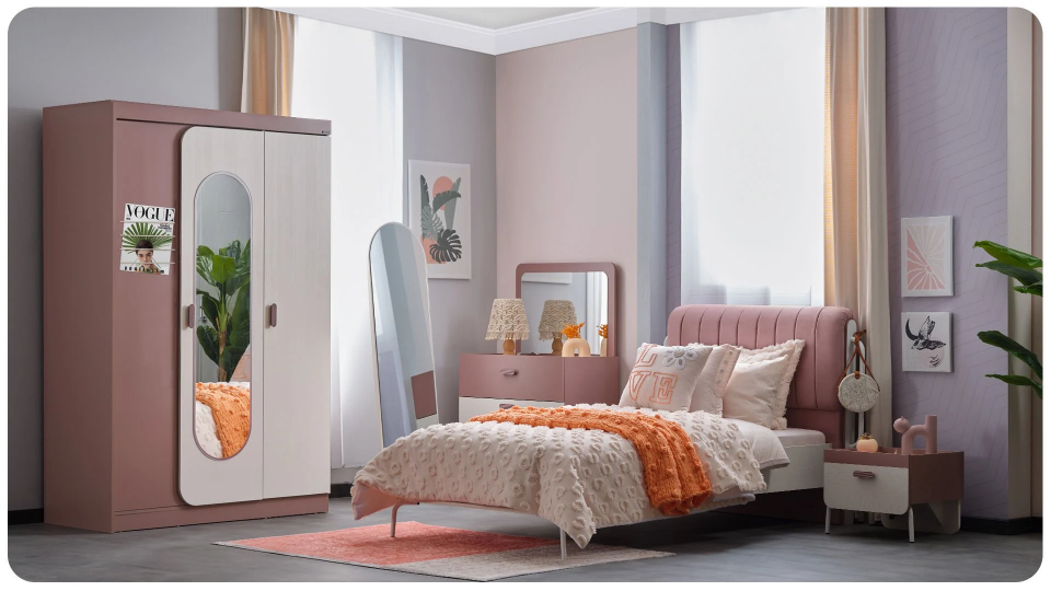 Linda Genç Odası (6 Parçalı)