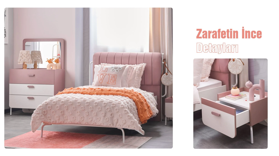 Linda Genç Odası (6 Parçalı)