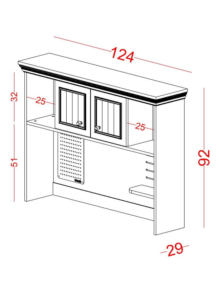 Regnum Çalışma Masası Üst Modül