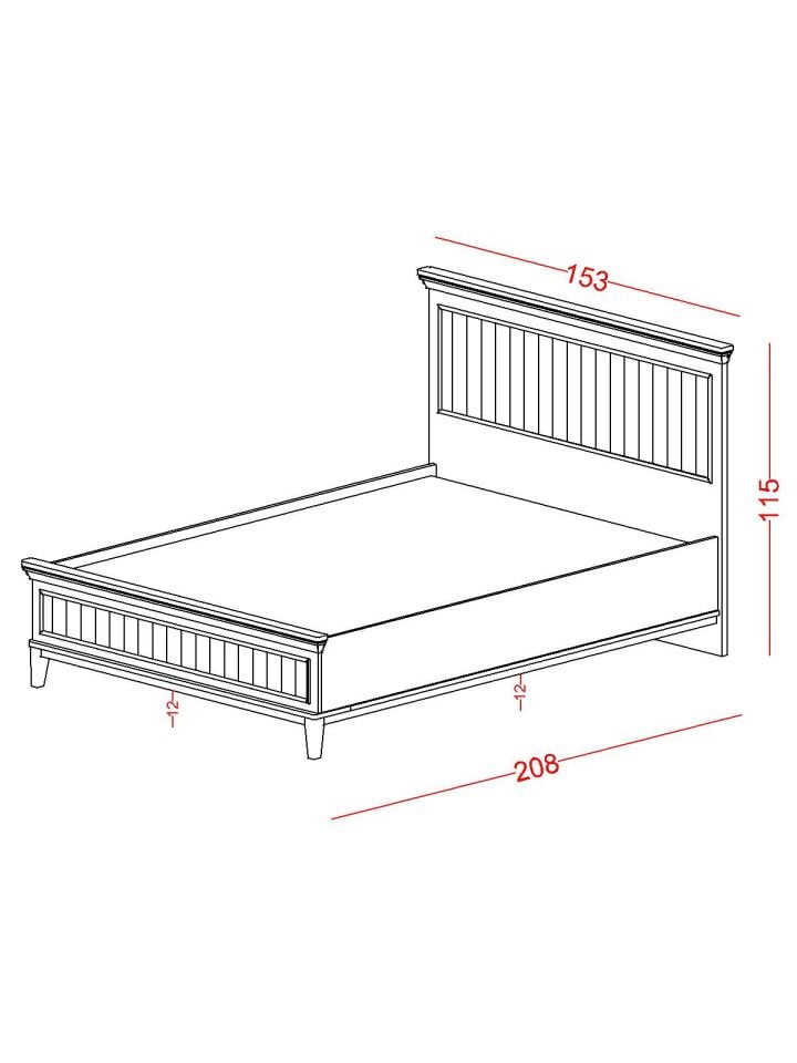 Regnum 140x200 Başlıklı Baza