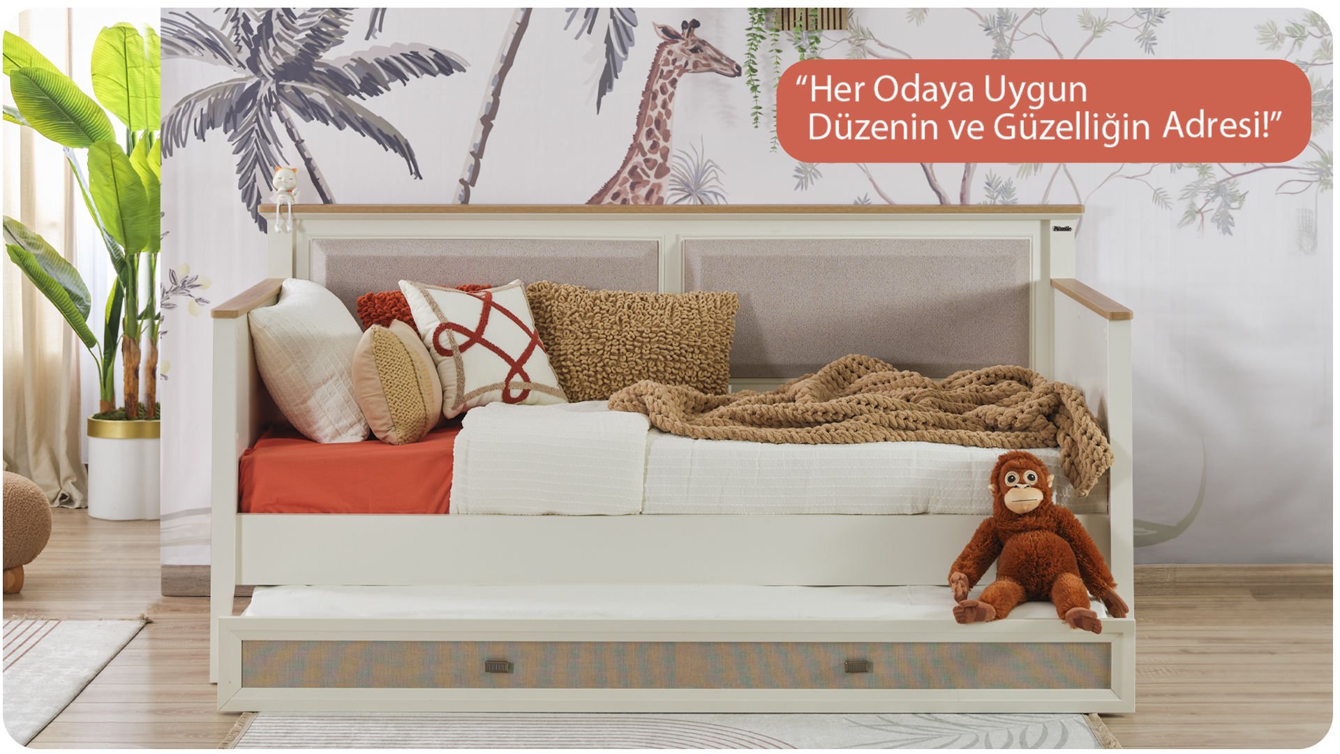Orion Montessori Alt Karyola 90x190 | Fonksiyonel Yatak