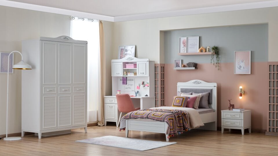 Marje 3 Kapaklı Dolap Aynasız