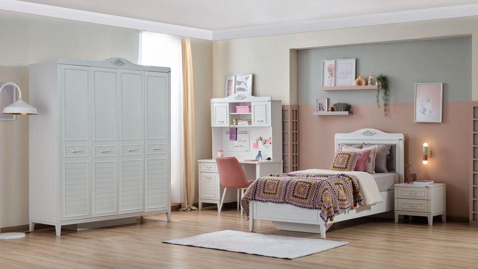 Marje 4 Kapaklı Dolap Aynasız