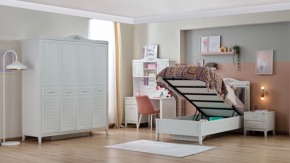 Marje 4 Kapaklı Dolap Aynasız