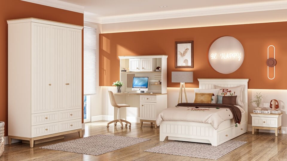 Regnum 3 Kapaklı Dolap Çekmeceli