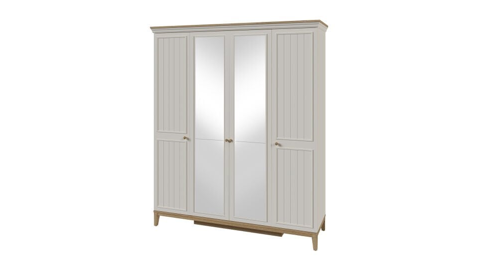 Regnum 4 Kapaklı Dolap (Aynalı)