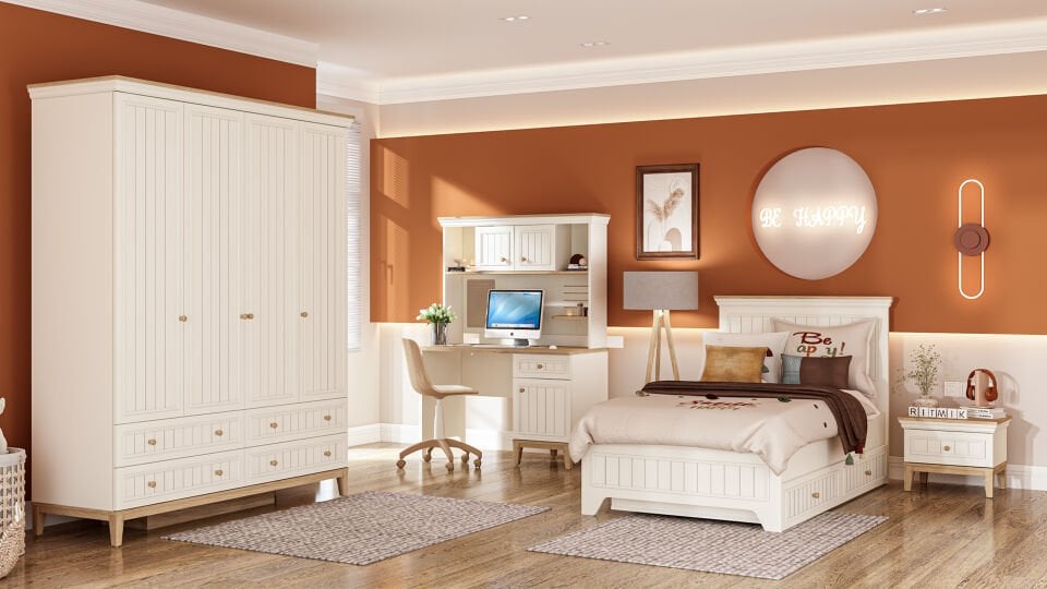 Regnum 4 Kapaklı Dolap Çekmeceli