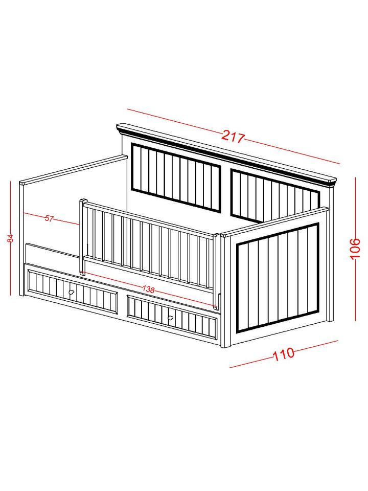 Regnum Montessori 100x200 (Alt Karyola Dahil)