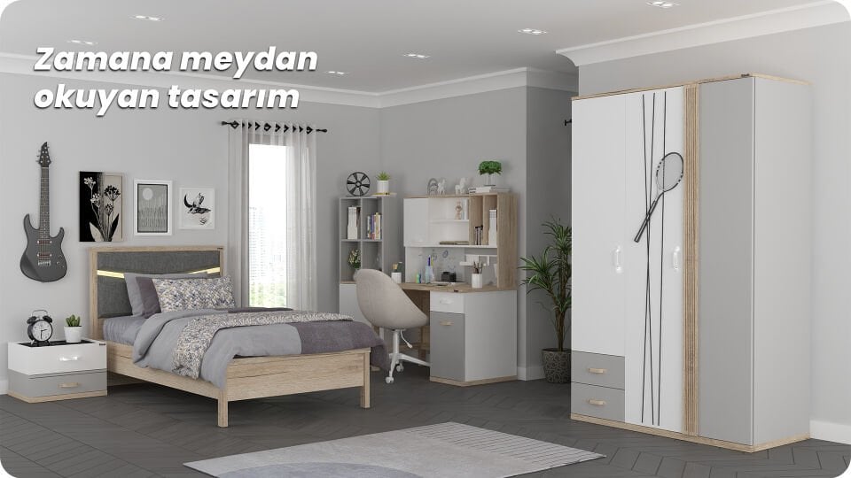 Porto 3 Kapaklı Dolap