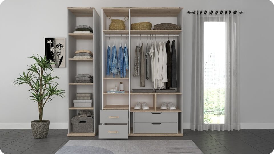 Porto 3 Kapaklı Dolap